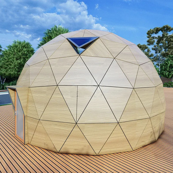 Купольный дом, глэмпинг «Lux-Eco» D6м